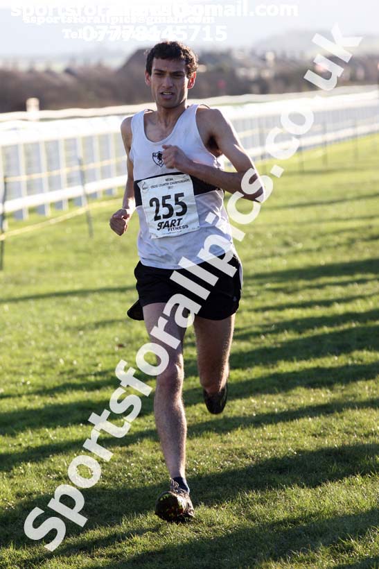 Senior mens North Eastern Cross Country, Redcar. Photo:  David T. Hewitson/Sports for All Pics